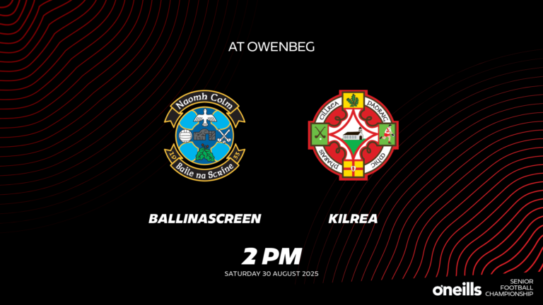 SFC – Ballinascreen vs. Kilrea